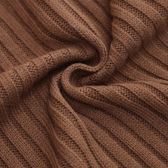 Camel Casual Women's Tie-Up Long Sleeve Knitted Cardigan And Knitted Pants Set - Picture 8 of 8